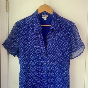 Vintage 90s 100% silk Robbie Bee dress